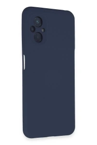 Xiaomi Poco M5 Kılıf Nano içi Kadife Silikon - Lacivert
