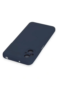 Xiaomi Poco M5 Kılıf Nano içi Kadife Silikon - Lacivert