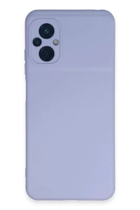 Xiaomi Poco M5 Kılıf Nano içi Kadife Silikon - Lila