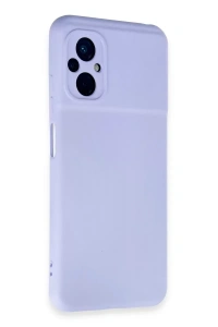 Xiaomi Poco M5 Kılıf Nano içi Kadife Silikon - Lila