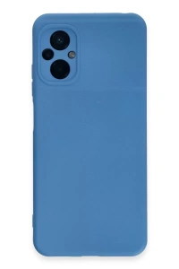 Xiaomi Poco M5 Kılıf Nano içi Kadife Silikon - Mavi