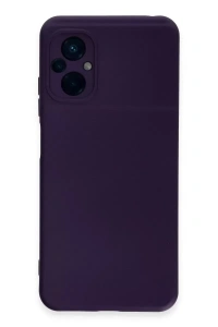 Xiaomi Poco M5 Kılıf Nano içi Kadife Silikon - Mor