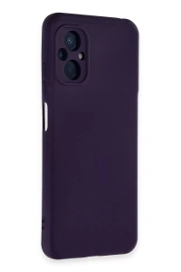 Xiaomi Poco M5 Kılıf Nano içi Kadife Silikon - Mor