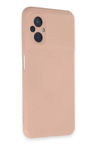 Xiaomi Poco M5 Kılıf Nano içi Kadife Silikon - Pudra