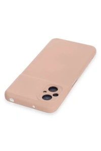 Xiaomi Poco M5 Kılıf Nano içi Kadife Silikon - Pudra