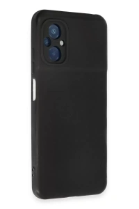 Xiaomi Poco M5 Kılıf Nano içi Kadife Silikon - Siyah