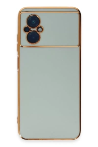 Xiaomi Poco M5 Kılıf Volet Silikon - Açık Yeşil