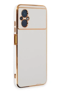 Xiaomi Poco M5 Kılıf Volet Silikon - Beyaz
