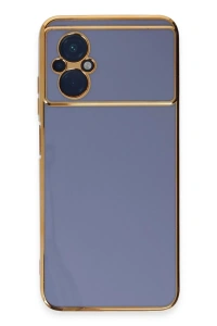 Xiaomi Poco M5 Kılıf Volet Silikon - Mavi
