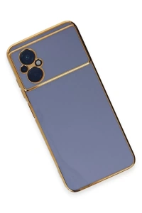 Xiaomi Poco M5 Kılıf Volet Silikon - Mavi