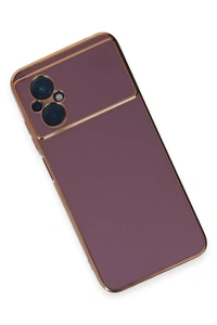 Xiaomi Poco M5 Kılıf Volet Silikon - Mor