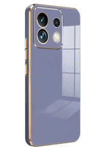 Xiaomi Poco M6 Pro 4G Kılıf Volet Silikon - Mavi