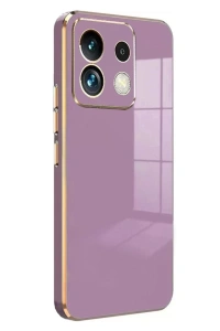 Xiaomi Poco M6 Pro 4G Kılıf Volet Silikon - Mor