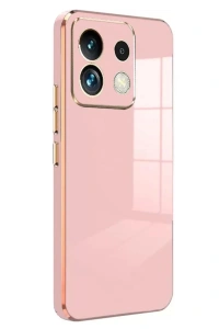 Xiaomi Poco M6 Pro 4G Kılıf Volet Silikon - Pembe