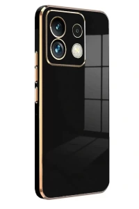 Xiaomi Poco M6 Pro 4G Kılıf Volet Silikon - Siyah
