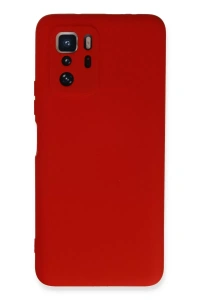 Xiaomi Poco X3 GT Kılıf Nano içi Kadife Silikon - Kırmızı
