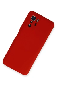 Xiaomi Poco X3 GT Kılıf Nano içi Kadife Silikon - Kırmızı
