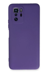 Xiaomi Poco X3 GT Kılıf Nano içi Kadife Silikon - Mor