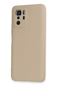 Xiaomi Poco X3 GT Kılıf Nano içi Kadife Silikon - Pudra