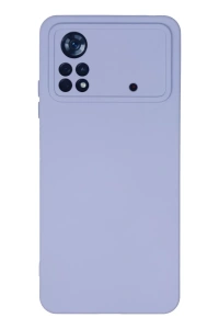 Xiaomi Poco X4 Pro 5G Kılıf Nano içi Kadife Silikon - Lila