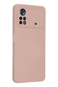Xiaomi Poco X4 Pro 5G Kılıf Nano içi Kadife Silikon - Pudra