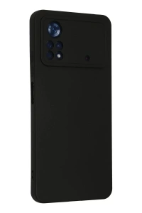 Xiaomi Poco X4 Pro 5G Kılıf Nano içi Kadife Silikon - Siyah