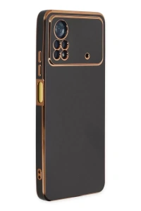 Xiaomi Poco X4 Pro 5G Kılıf Volet Silikon - Siyah