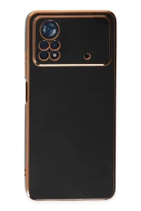 Xiaomi Poco X4 Pro 5G Kılıf Volet Silikon - Siyah