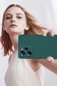 Xiaomi Poco X5 5G Kılıf First Silikon - Siyah