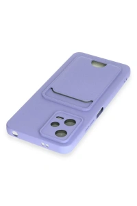 Xiaomi Poco X5 5G Kılıf Kelvin Kartvizitli Silikon - Lila