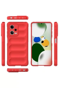 Xiaomi Poco X5 5G Kılıf Optimum Silikon - Kırmızı