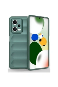 Xiaomi Poco X5 5G Kılıf Optimum Silikon - Koyu Yeşil
