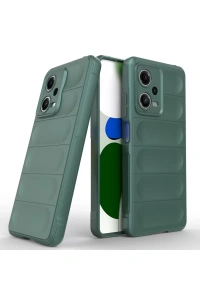Xiaomi Poco X5 5G Kılıf Optimum Silikon - Koyu Yeşil