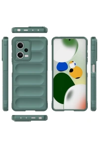 Xiaomi Poco X5 5G Kılıf Optimum Silikon - Koyu Yeşil