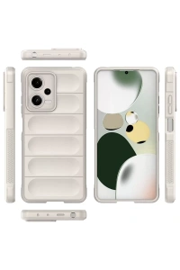 Xiaomi Poco X5 5G Kılıf Optimum Silikon - Krem