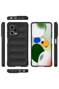 Xiaomi Poco X5 5G Kılıf Optimum Silikon - Siyah