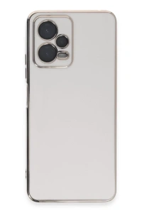 Xiaomi Poco X5 5G Kılıf Volet Silikon - Beyaz