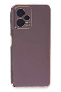 Xiaomi Poco X5 5G Kılıf Volet Silikon - Mor