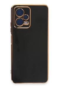 Xiaomi Poco X5 5G Kılıf Volet Silikon - Siyah