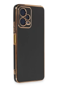 Xiaomi Poco X5 5G Kılıf Volet Silikon - Siyah