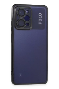 Xiaomi Poco X5 Pro 5G Kılıf Lensli Silikon - Siyah