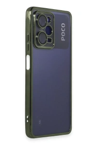 Xiaomi Poco X5 Pro 5G Kılıf Lensli Silikon - Yeşil