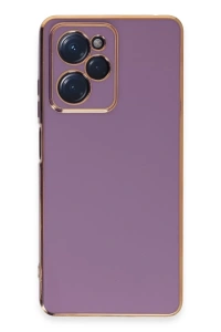 Xiaomi Poco X5 Pro 5G Kılıf Volet Silikon - Mor