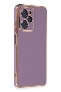 Xiaomi Poco X5 Pro 5G Kılıf Volet Silikon - Mor