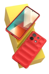 Xiaomi Poco X6 Kılıf Optimum Silikon - Kırmızı