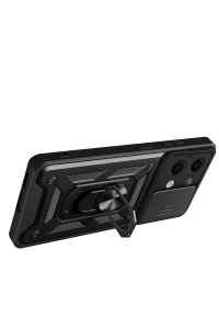 Xiaomi Poco X6 Kılıf Pars Lens Yüzüklü Silikon - Yeşil