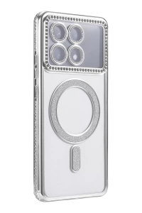 Xiaomi Poco X6 Pro Joke Simli Magneticsafe Kılıf - Gümüş