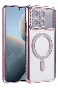 Xiaomi Poco X6 Pro Joke Simli Magneticsafe Kılıf - Pembe