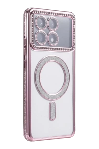 Xiaomi Poco X6 Pro Joke Simli Magneticsafe Kılıf - Pembe