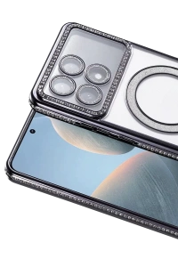 Xiaomi Poco X6 Pro Joke Simli Magneticsafe Kılıf - Siyah